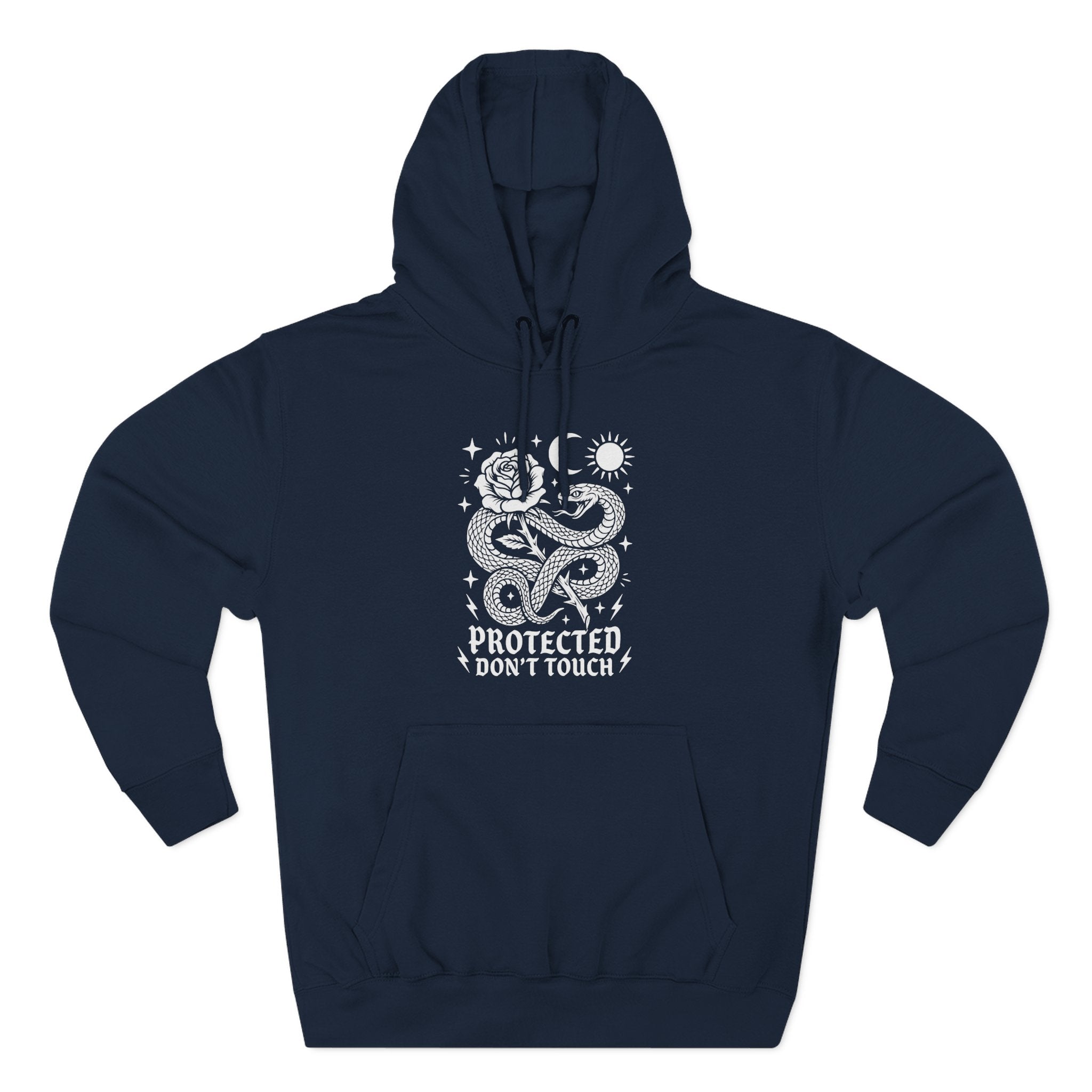 Protected Don't Touch Serpent Rose Premium Unisex Hoodie