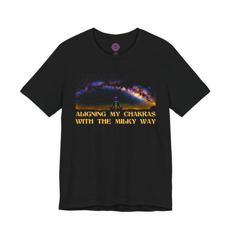 Milky Way Chakra Alignment Premium Unisex T-Shirt