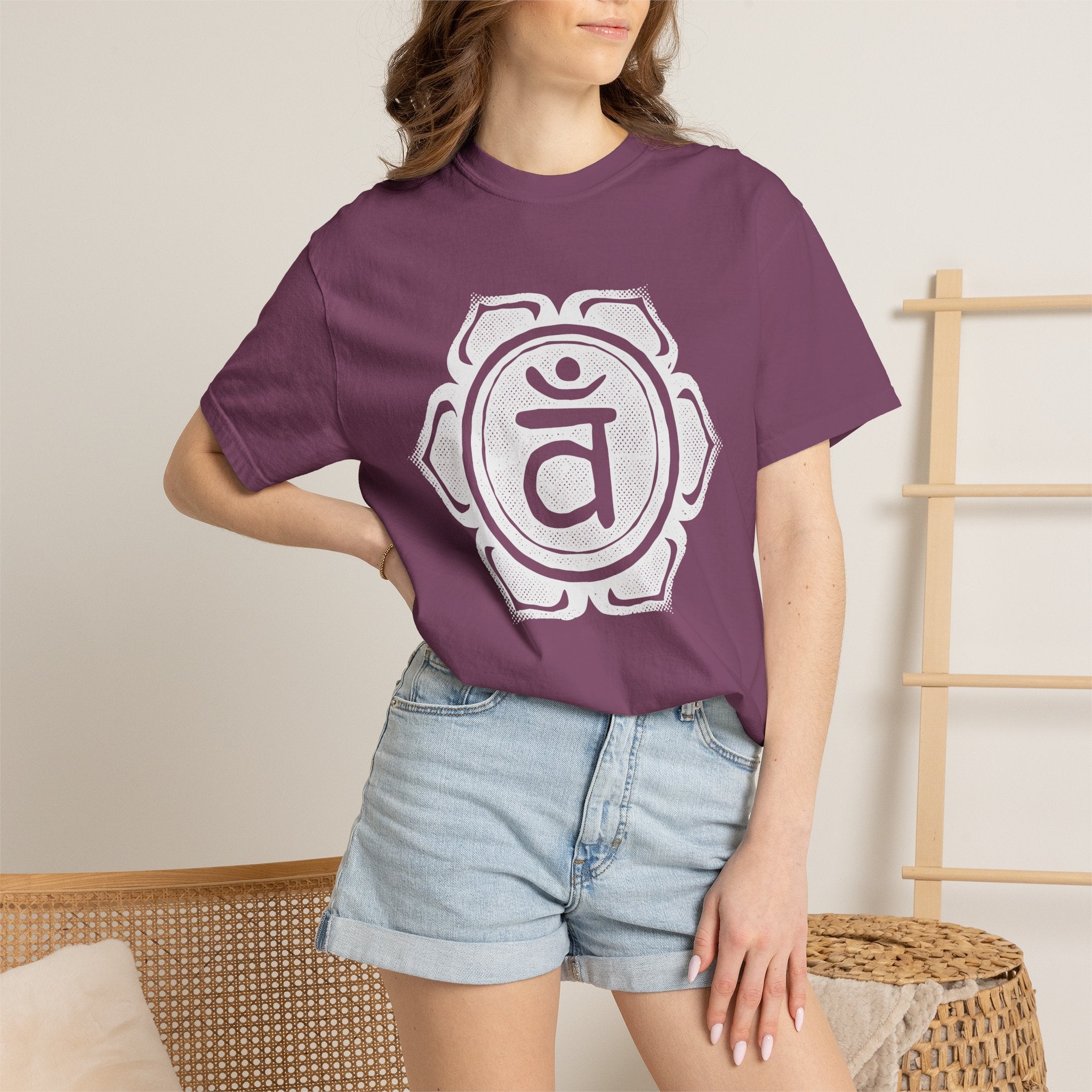 29 Vam Bija Svadhisthana Sacral Chakra Symbol Sacred Geometry Comfort Colors® Unisex T-Shirt