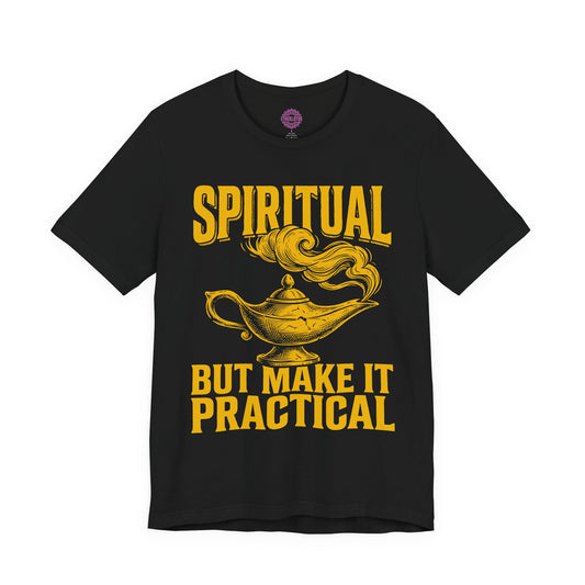 Spiritual But Make It Practical Genie Lamp Premium Unisex T-Shirt