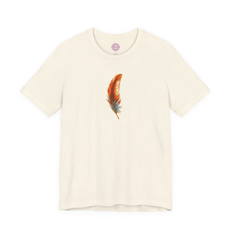 Sacred Guidance Feather Premium Unisex T-Shirt