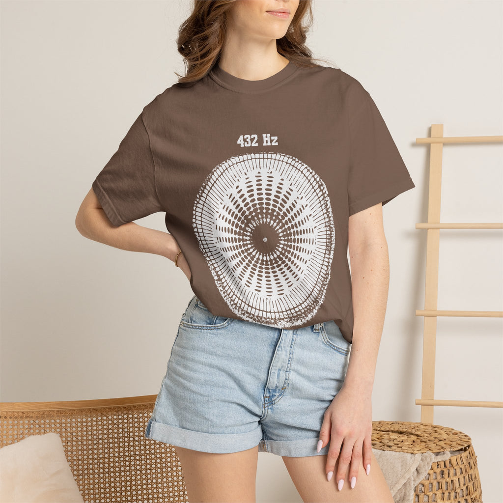 432 Hz Natural Tuning Cymatics Sacred Frequency Wellness Comfort Colors® Unisex T-Shirt