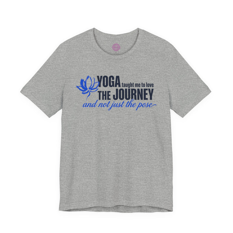 Yoga Taught Me to Love the Journey Lotus Premium Unisex T-Shirt