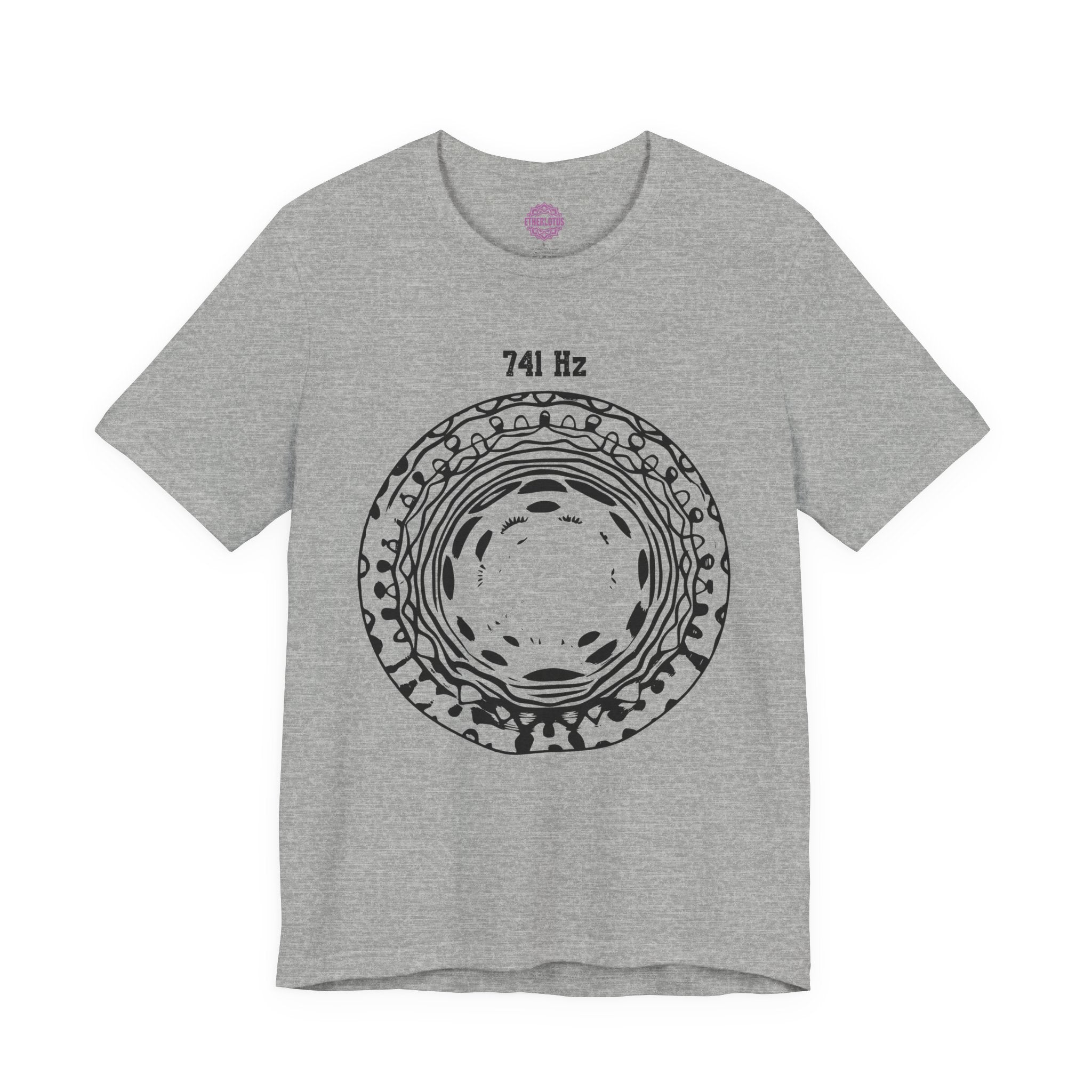 741 Hz Solfeggio Frequency Cymatics Awakening Sound Premium Unisex T-Shirt