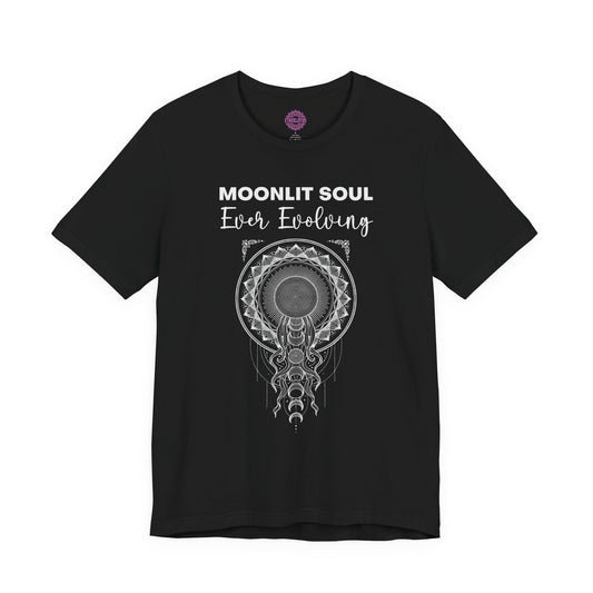Moonlit Soul Ever Evolving Mandala Premium Unisex T-Shirt
