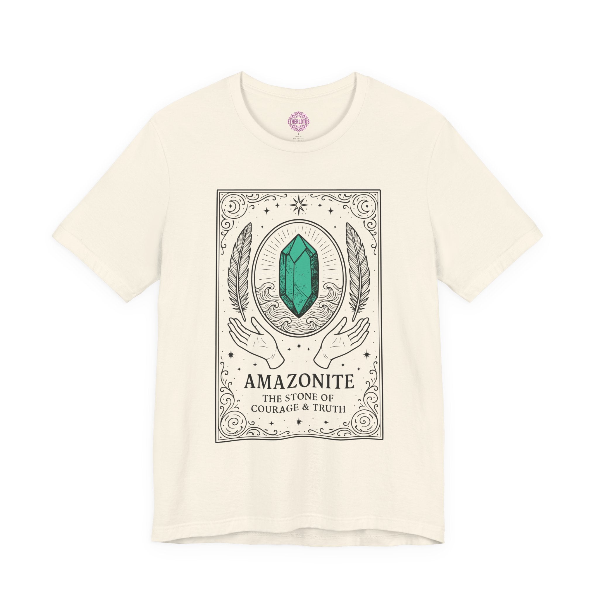 Amazonite Stone of Courage and Truth Premium Unisex T-Shirt