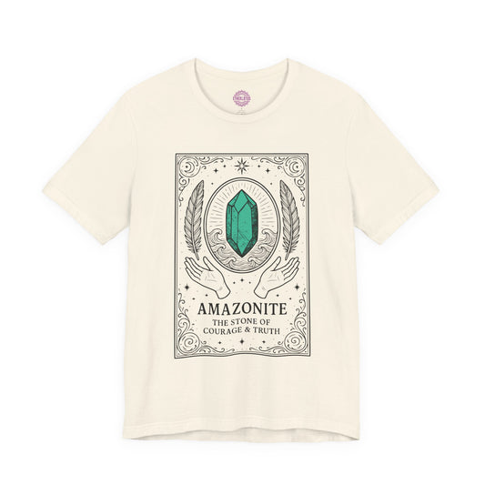 Amazonite Stone of Courage and Truth Premium Unisex T-Shirt