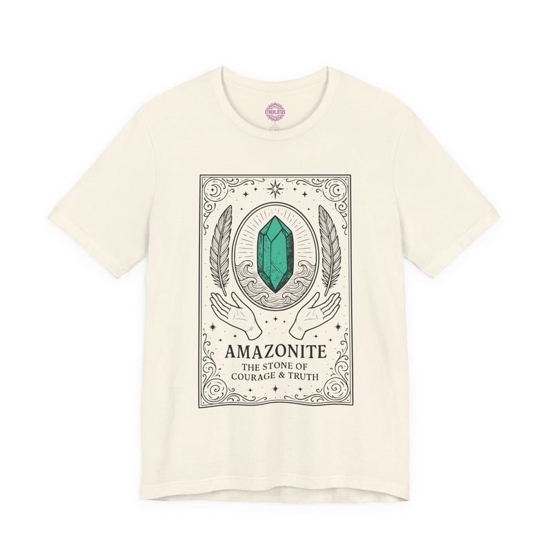 Amazonite Stone of Courage and Truth Premium Unisex T-Shirt