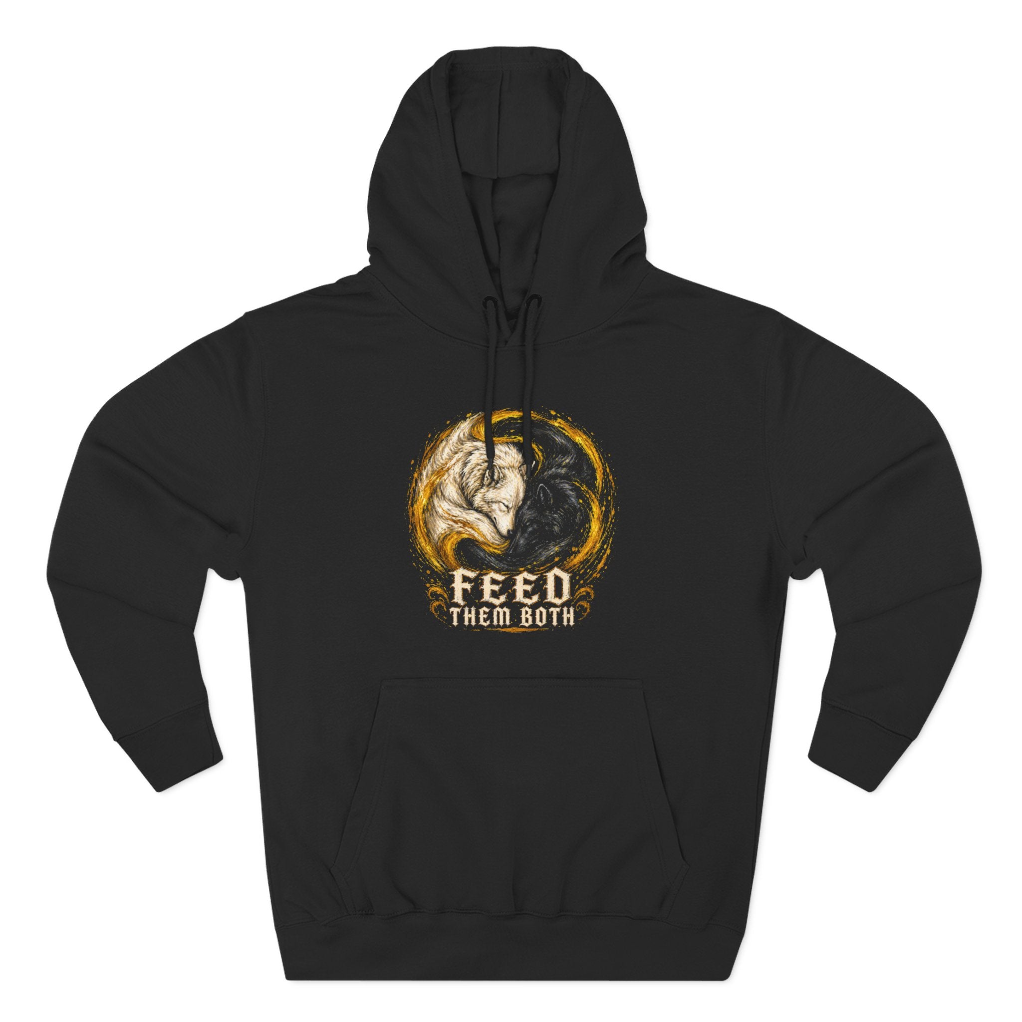 Feed Them Both Shadow Work Integration Premium Unisex Hoodie