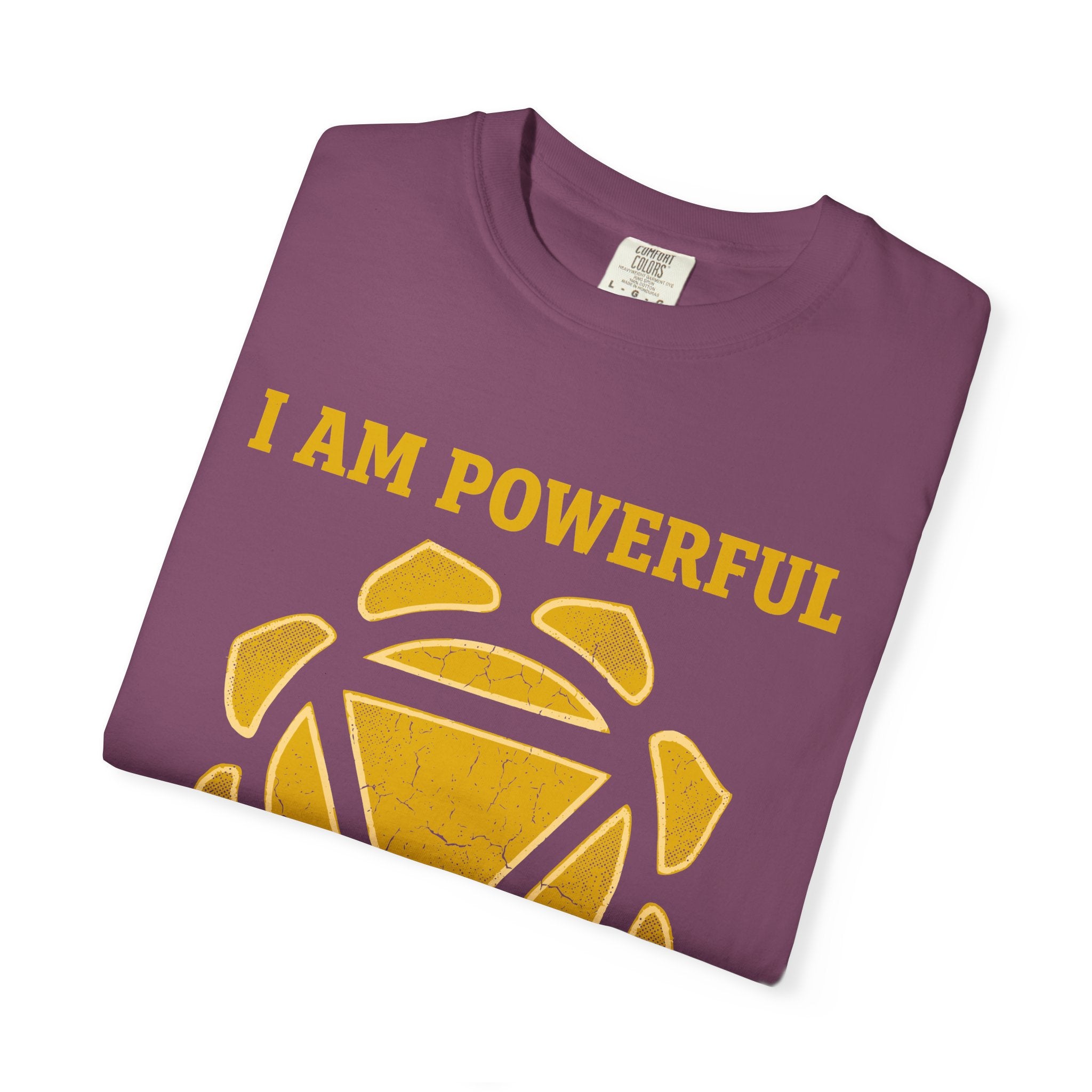 I Am Powerful Beyond Measure Solar Plexus Chakra Comfort Colors® Unisex T-Shirt