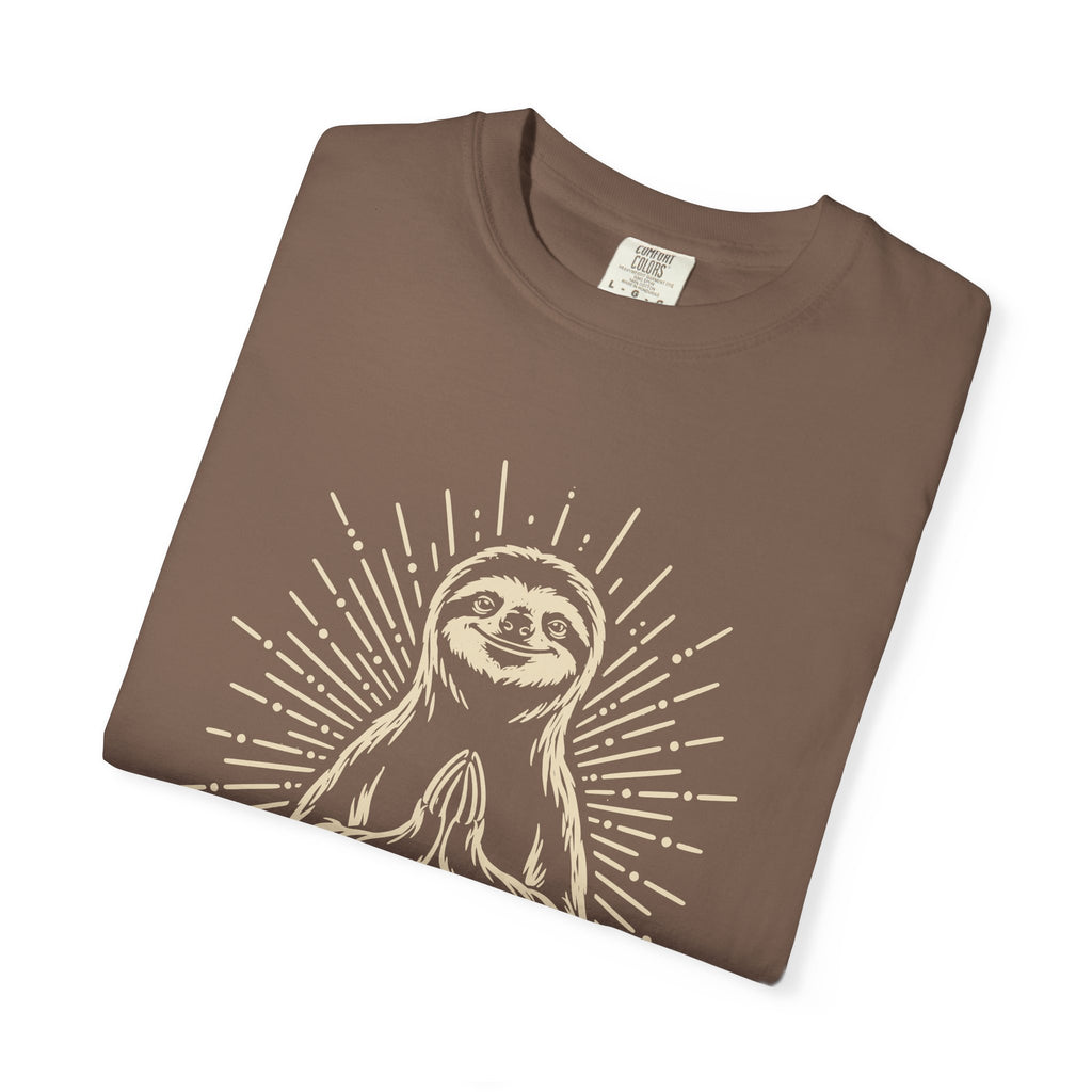 Hustle Less Hang More Sloth Yoga Meditation Mindful Comfort Colors® Unisex T-Shirt