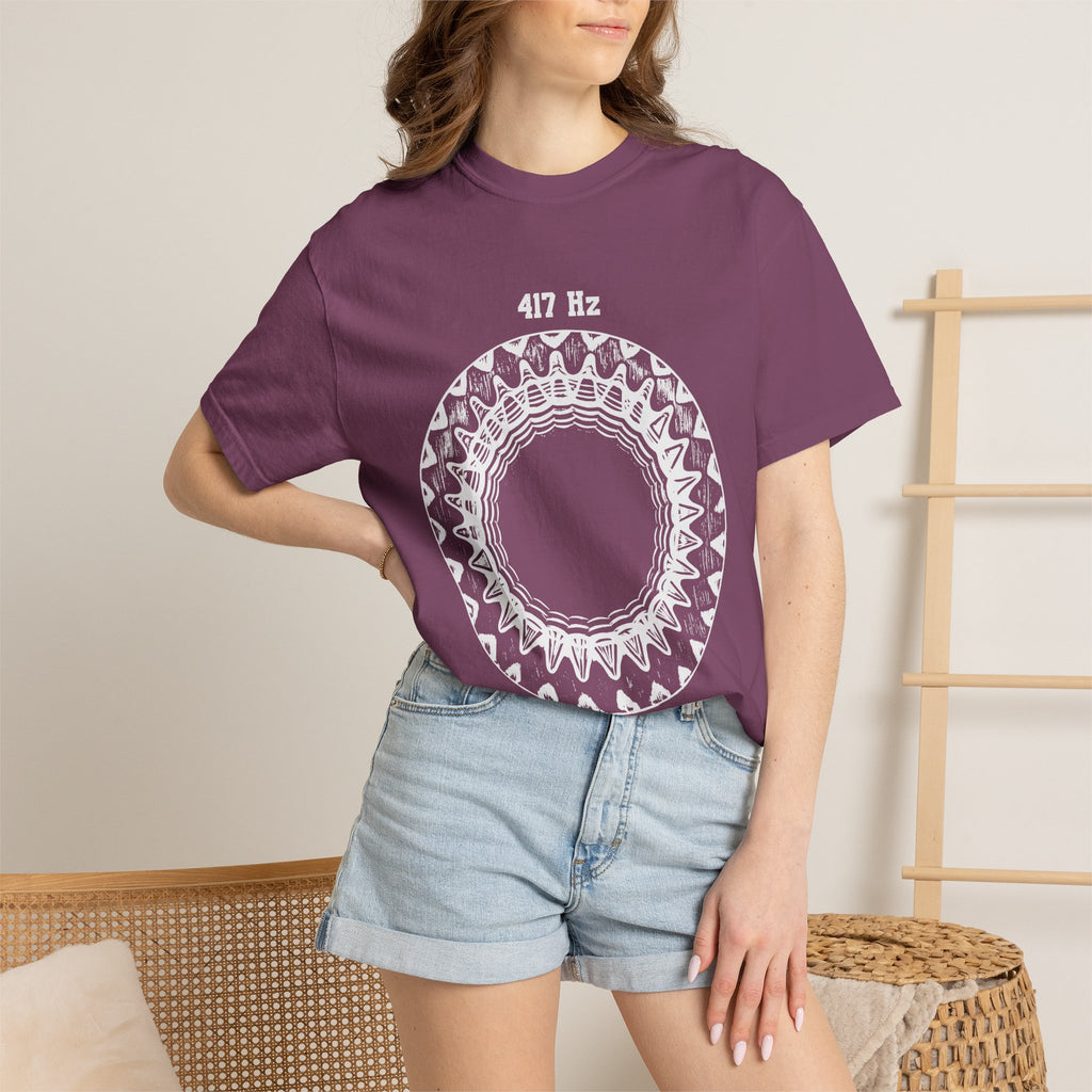 417 Hz Solfeggio Frequency Cymatics Sound Wellness Comfort Colors® Unisex T-Shirt