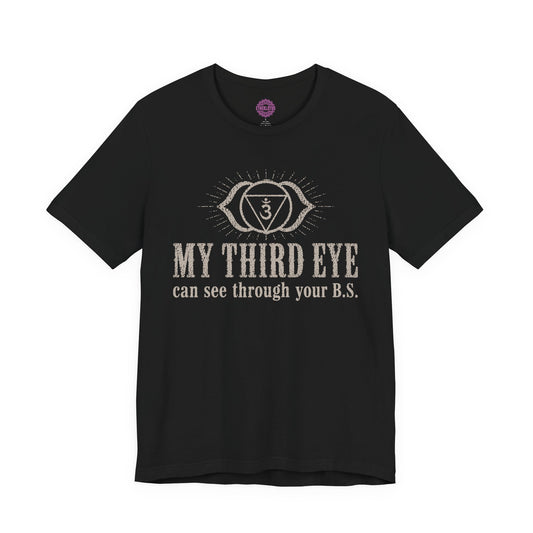 Third Eye Ajna Chakra Spiritual Humor Vintage Graphic Premium Unisex T-Shirt