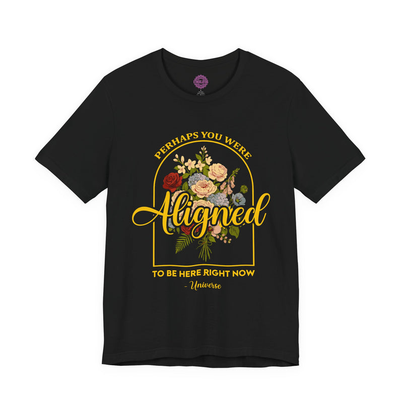 Aligned For Such A Time Divine Purpose Floral Premium Unisex T-Shirt
