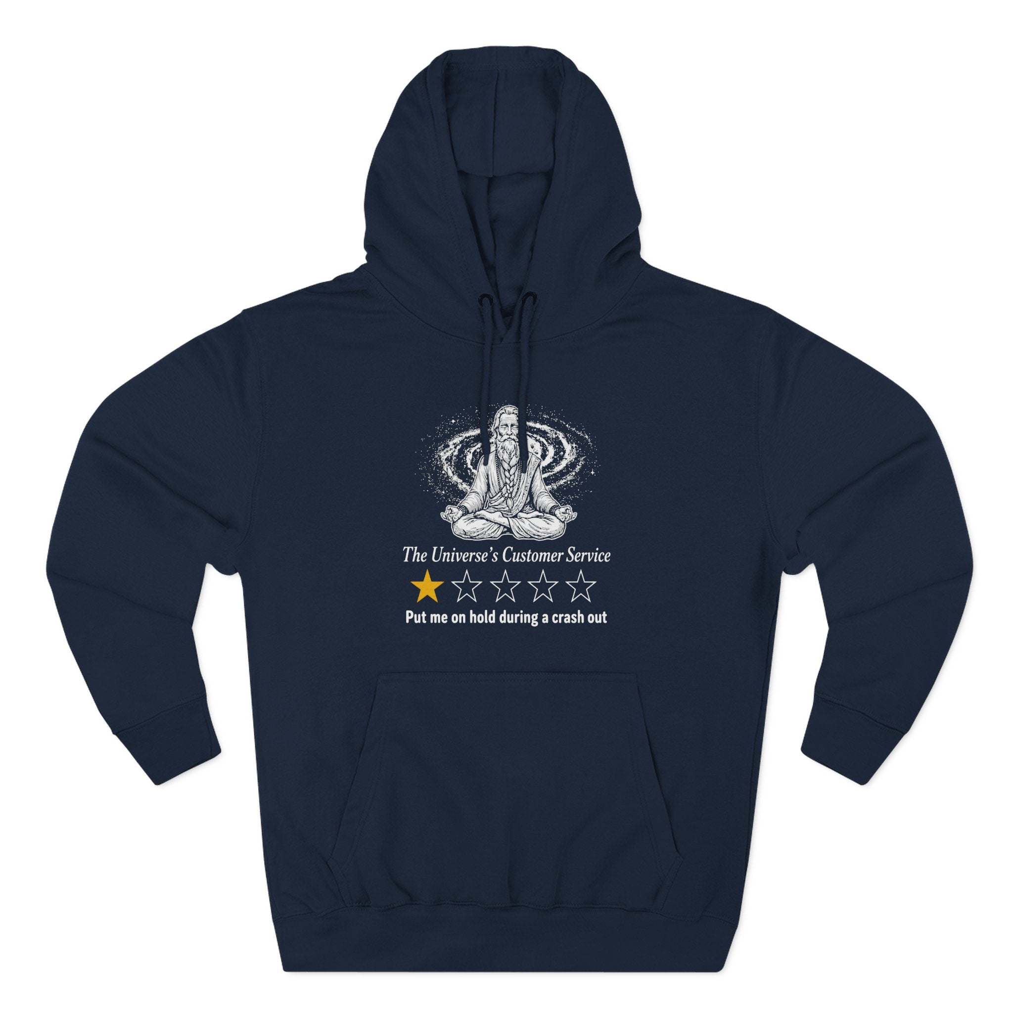 Universe Customer Service One Star Review Premium Unisex Hoodie