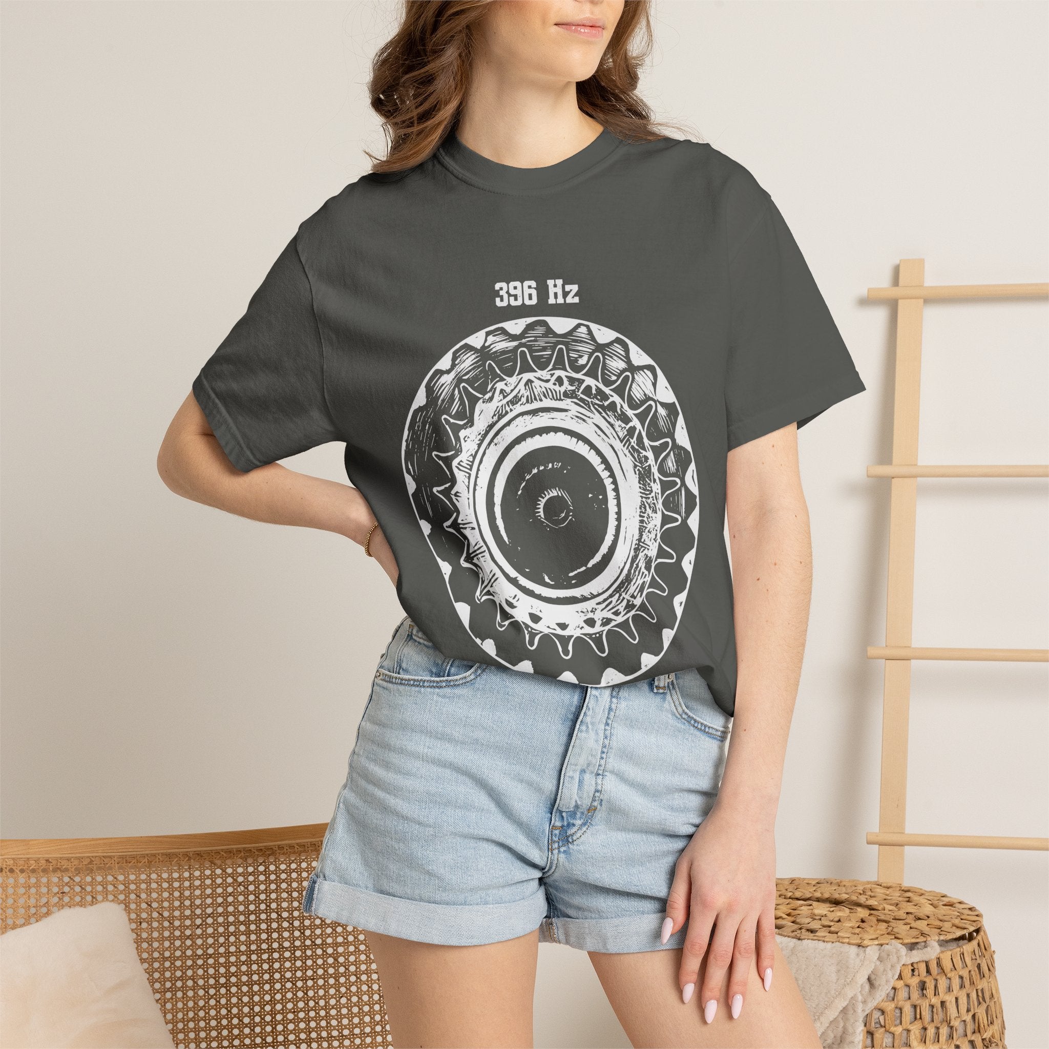 396 Hz Solfeggio Frequency Cymatics Sound Wellness Comfort Colors® Unisex T-Shirt