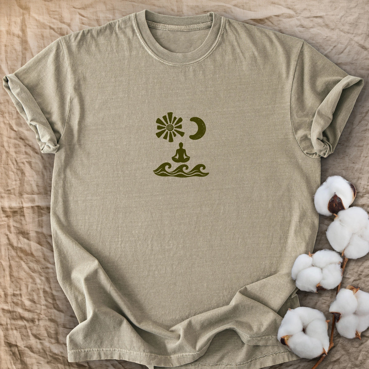 Sun Moon And The Wave Between Comfort Colors® Unisex T-Shirt