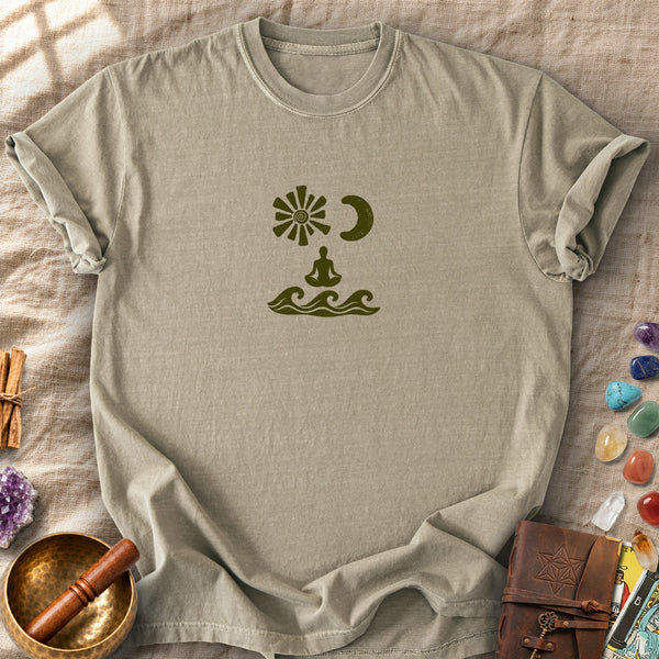 Sun Moon And The Wave Between Comfort Colors® Unisex T-Shirt