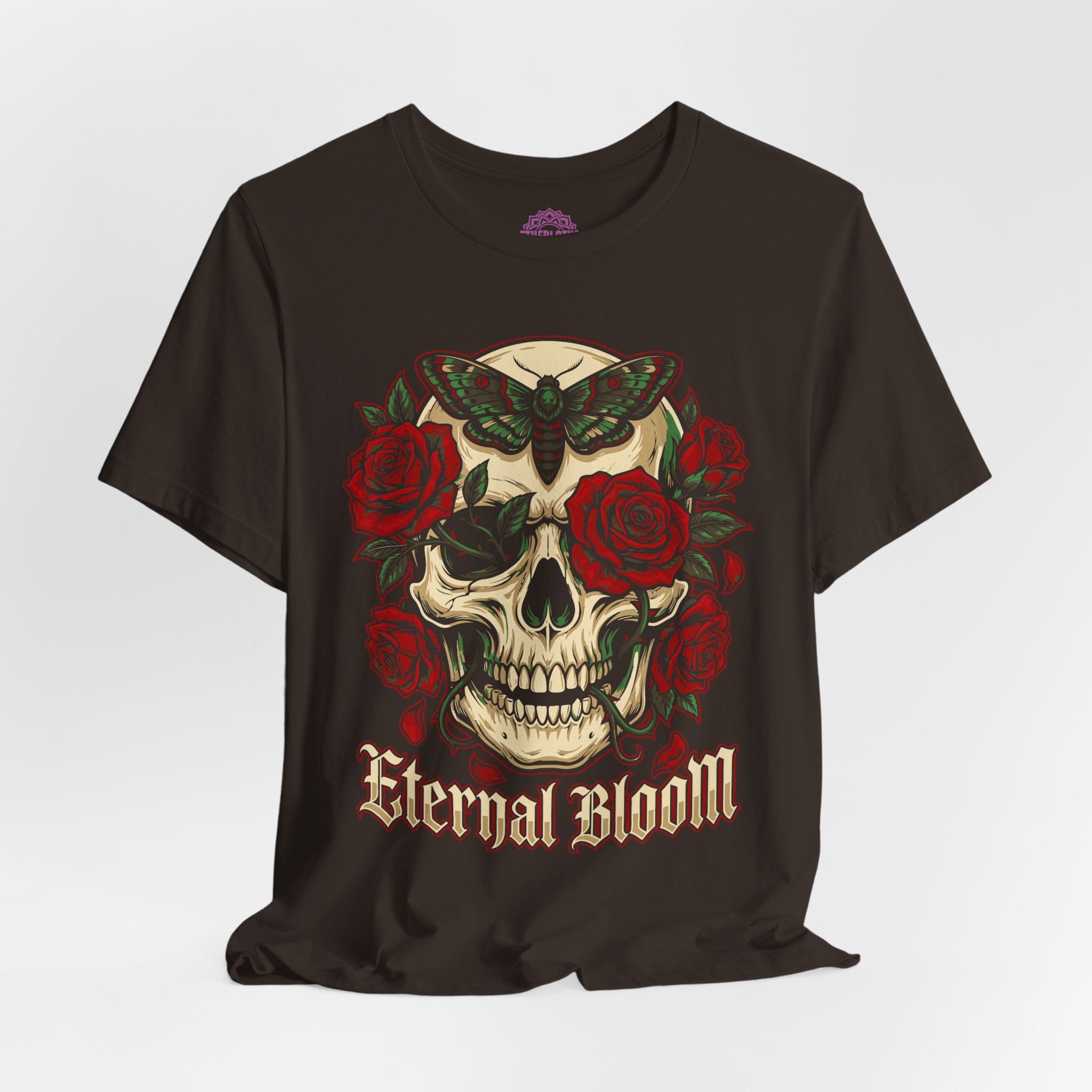 Eternal Bloom Skull Roses Rebirth Premium Unisex T-Shirt