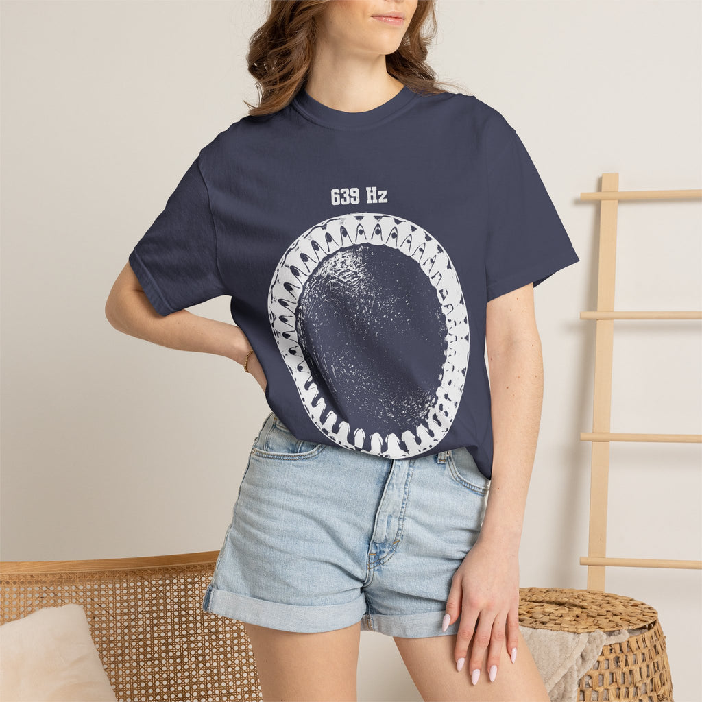639 Hz Solfeggio Frequency Cymatics Connection Harmony Comfort Colors® Unisex T-Shirt