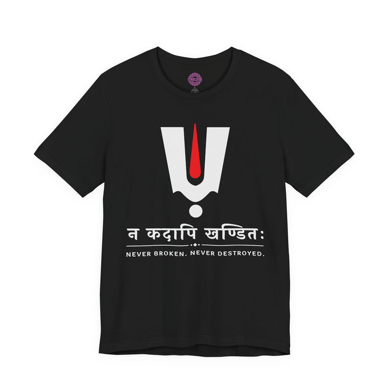 Na Kadapi Khanditah Never Broken Never Destroyed Premium Unisex T-Shirt