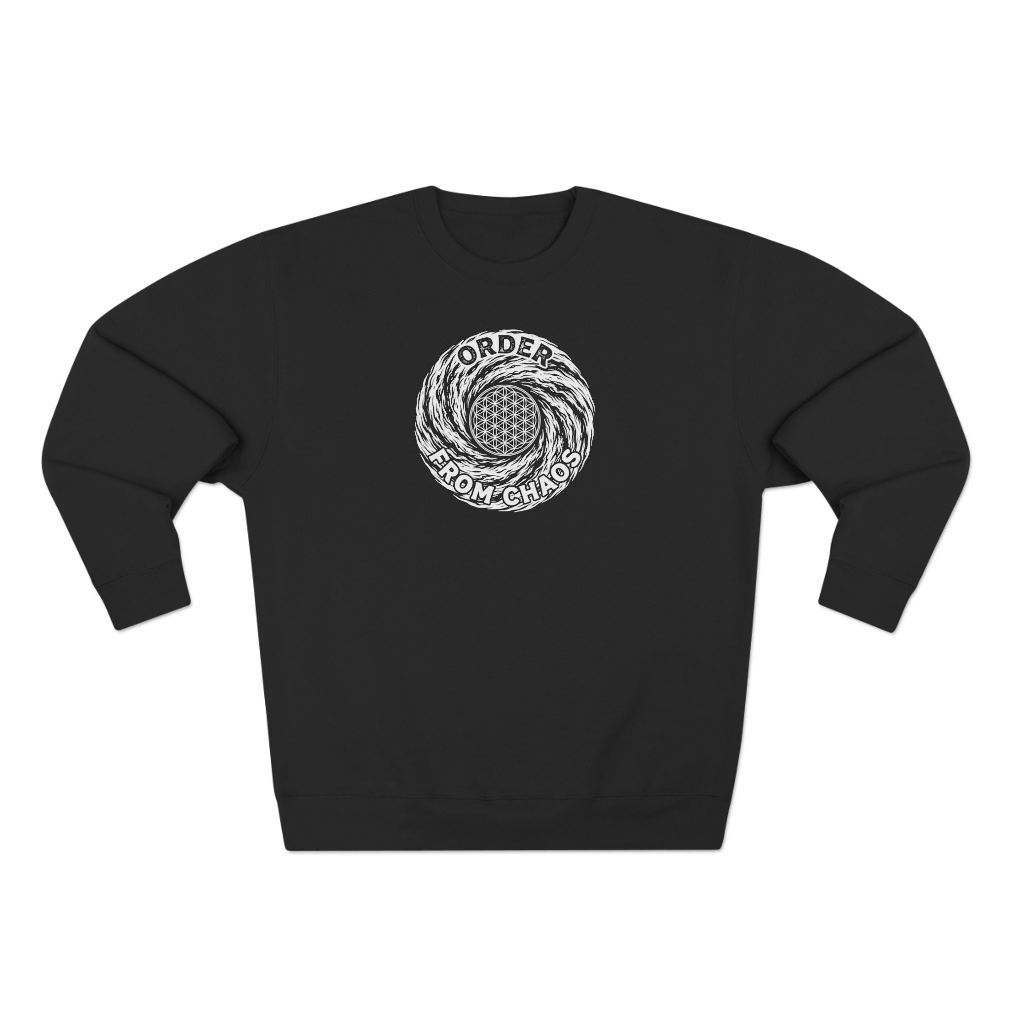 Order from Chaos Sacred Geometry Premium Unisex Sweatshirt