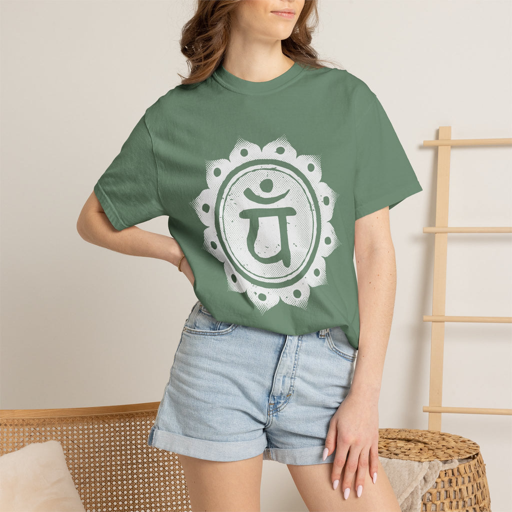 Yam Bija Anahata Heart Chakra Symbol Sacred Geometry Comfort Colors® Unisex T-Shirt
