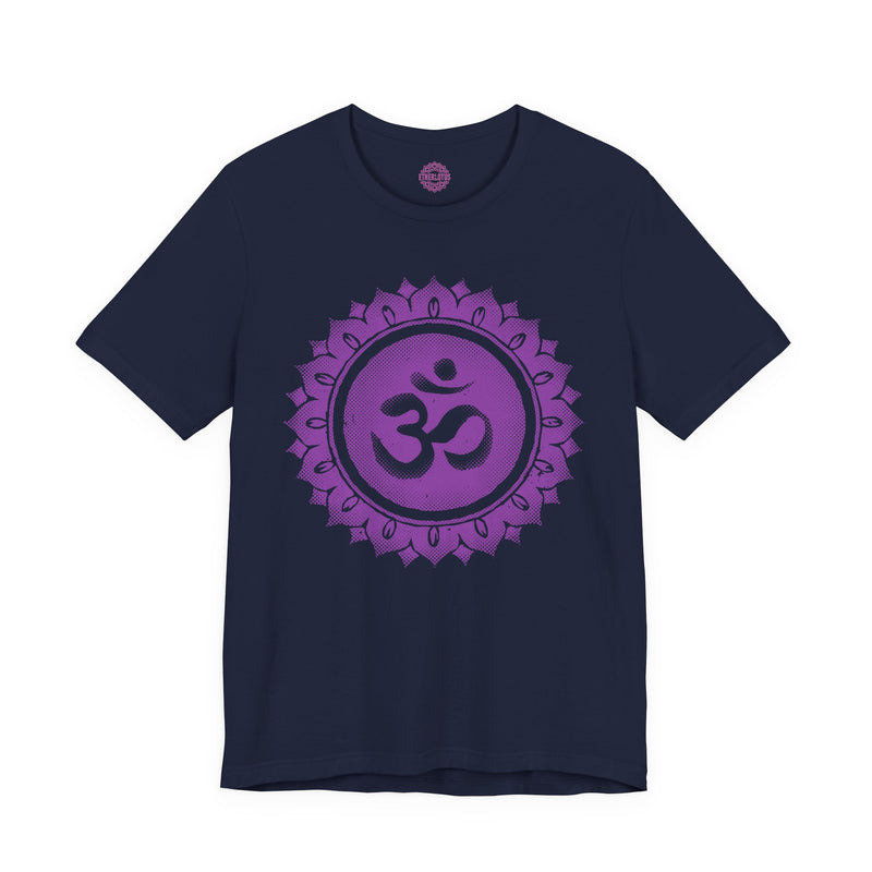 Om Sahasrara Crown Chakra Symbol Sacred Geometry Premium Unisex T-Shirt