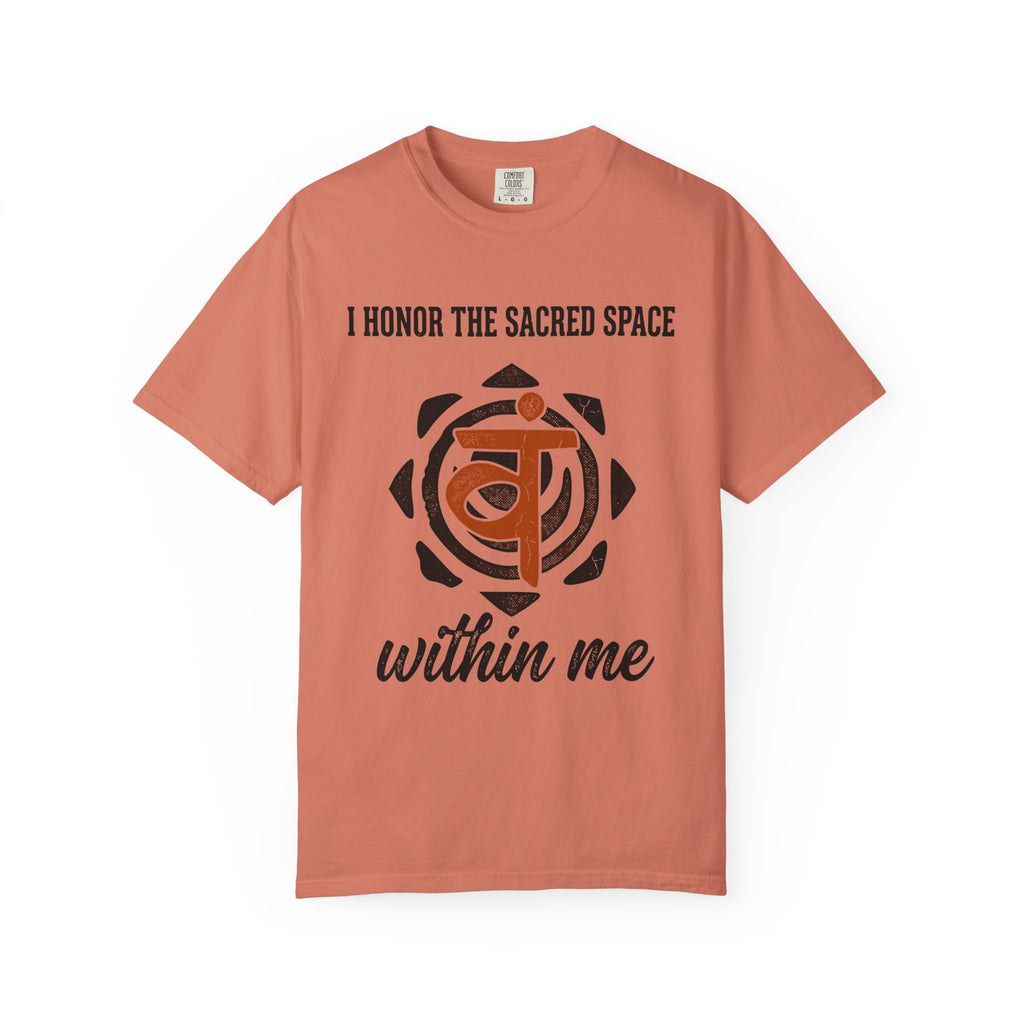 I Honor the Sacred Space Within Me Svadhisthana Chakra Comfort Colors® Unisex T-Shirt