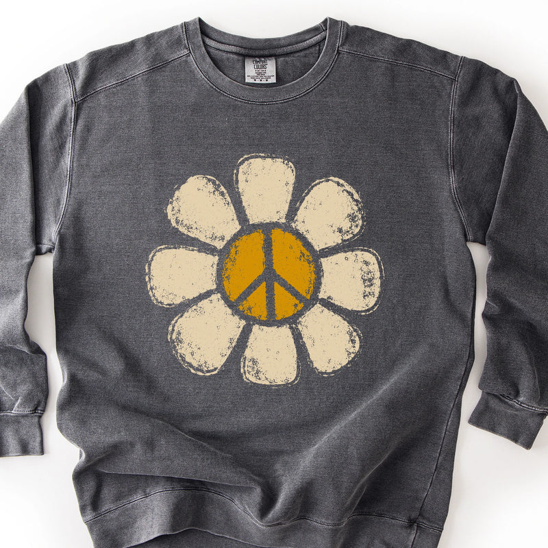 Daisy Peace Comfort Colors® Unisex Sweatshirt